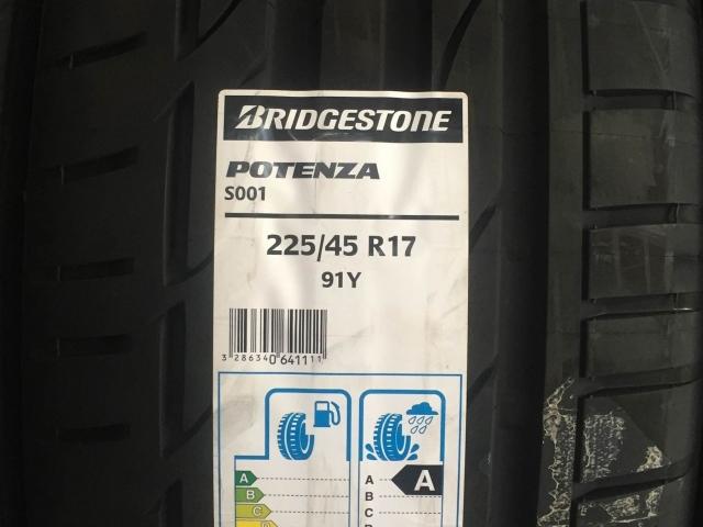 BRIDGESTONE POTENZA s001
225/45 R17  91Y